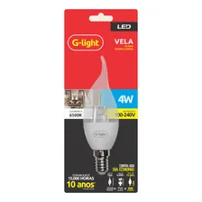 Lâmpada Vela Led C35 Chama Longa 4w 6500k Branco Frio Cor da luz Branco-frio 127V/240V Foto mini 3