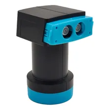 Lnb Duplo Digital Banda Ku 5g Universal Parabólica 2 Saídas 4k Foto  mini 1