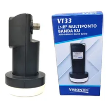 Lnbf Multiponto Ku Visiontec Antena Parab贸lica Predial Vt33 Foto mini 1