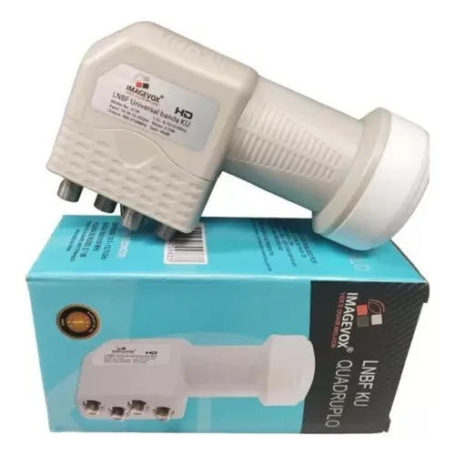 Lnbf Quadruplo Full Hd Banda Ku Universal Lnbf 4 Saídas Foto 1