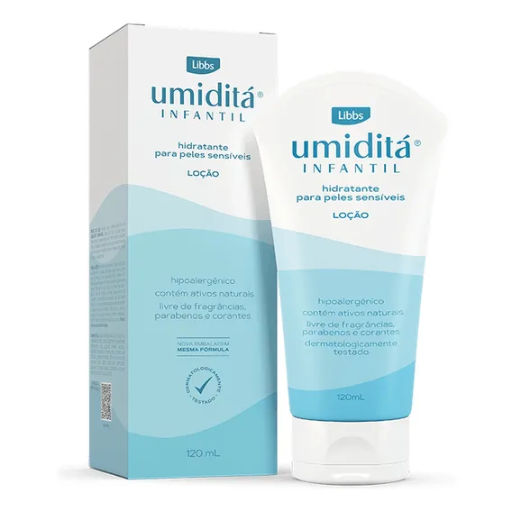 Loção Hidratante Umiditá Infantil Pele SensÃvel 120ml -libbs Foto 1