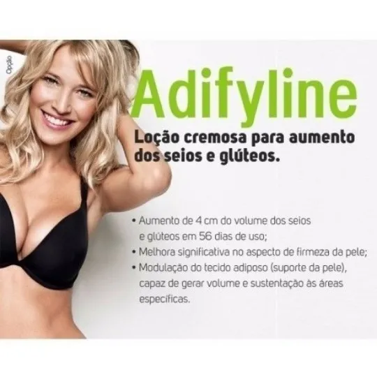 Loção Para Aumento De Seios E Glúteos - Adifyline 5% 120g Foto 1