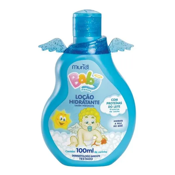 Loção Hidratante Corporal Bebê Menino Baby Muriel 100ml Foto 1