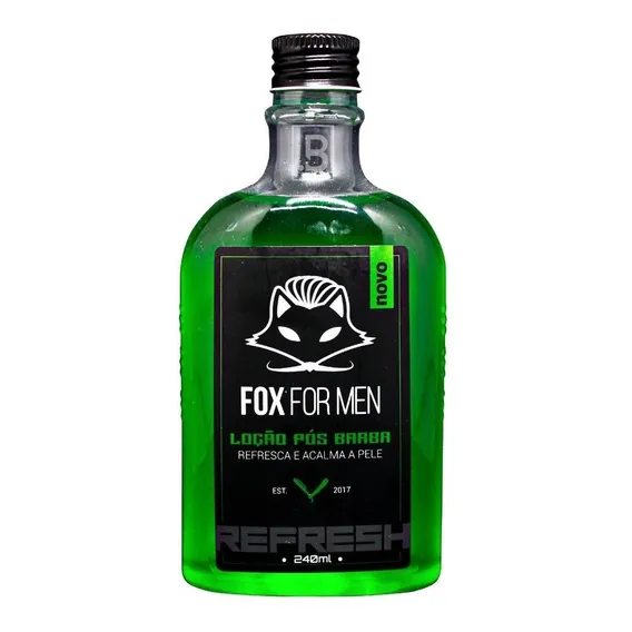 Loção Pós Barba Combate Agressão Da Lâmina Fox For Men 240ml Foto 1