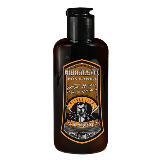 Loção Pós Barba Hidratante Silver Line Classic 140ml Foto 1
