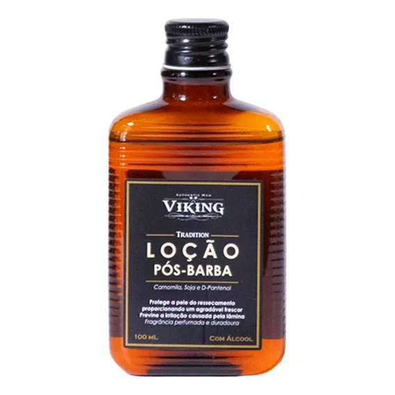 Loção Pós Barba Refrescante - Tradition Barber Shop - Viking Foto 1