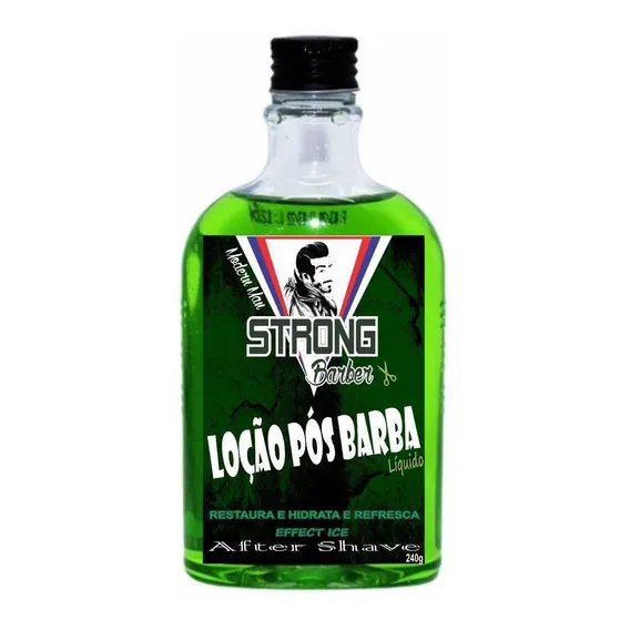 Loção Pós Barba Strong 240ml Liquida Antibactericida 1unidad Foto 1