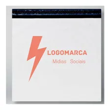 Logomarca Personalizada Em Envelope Plastico 20x20 250 Foto mini 1