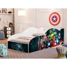 Loja Tigo Cama juvenil tigo m cama juvenil clássica 157 x 73cm vingadores Foto mini 1
