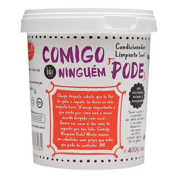 Lola Comigo Ninguém Pode Condicionador Limpante 400ml Blz Foto 1