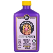 Lola Cosmétics Loira De Farmácia Shampoo Matizador 250ml Foto mini 1