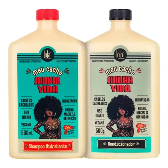 Lola Meu Cacho Minha Vida Kit Shampoo + Condicionador 500g Foto 1
