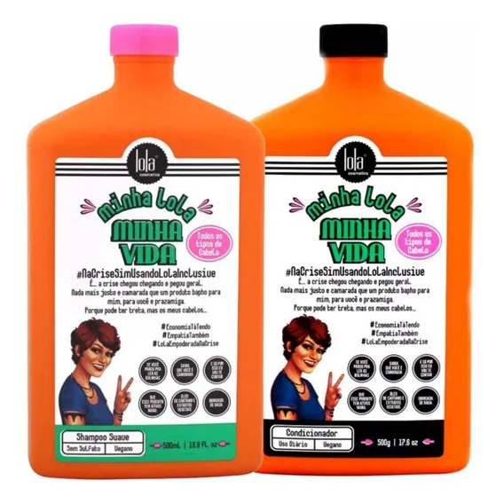 Lola Minha Lola Minha Vida Kit Shampoo E Condicionador 500ml Foto 1