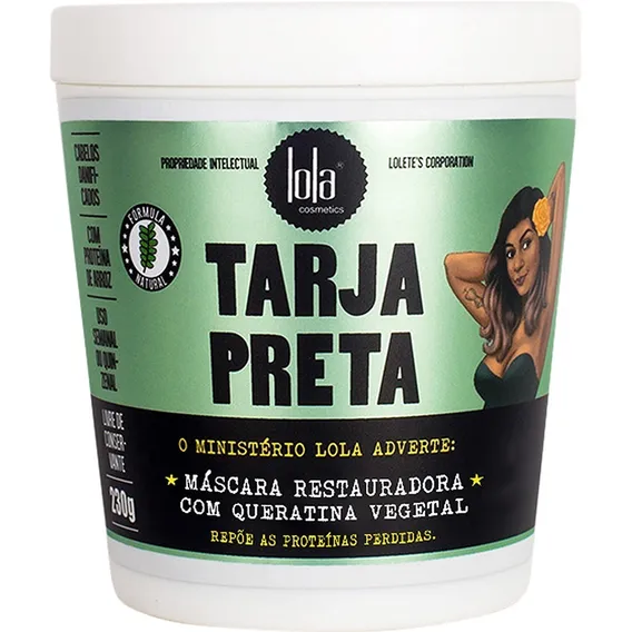 Lola Tarja Preta Máscara Restauradora 230g Foto 1