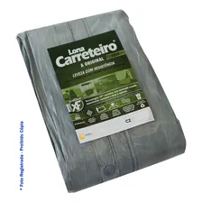 Lona 5x3 Cinza Carreteiro Leve Multiuso Impermeável Foto  mini 1