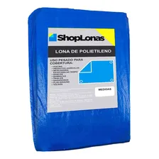 Lona 5x4 M Azul Plastica Impermeavel Carros Festa Telhado Foto mini 2