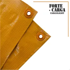 Lona Antichamas Pvc 400 Cargolight Laranja/preto 8x10 Foto mini 2