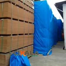 Lona Azul 300 Micras Reforçada Impermeavel Multiuso 2,5x2 M Foto mini 2