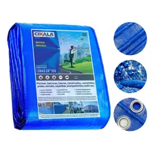 Lona Azul Ck300 Micras Cobertura Multiuso Telhado 6x2 Metros Foto mini 1