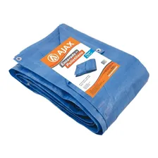Lona Azul Reforçada 4x4 Metros 100 Micras Ajax Foto mini  2