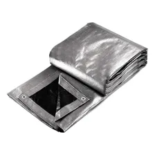 Lona Blackout Cinza Preta 3x2 M ImpermeƔvel 300 Micras Foto mini 4