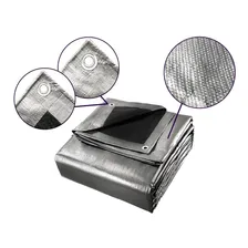 Lona Blackout Cinza Preta 3x2 M ImpermeƔvel 300 Micras Foto mini 3