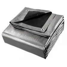 Lona Blackout Cinza Preta Ck300 Micras Impermeável 7x4 Mts Foto mini 1