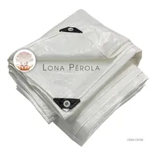 Lona Branco PƩrola 2x2m ImpermeƔvel Para Coberturas Foto mini 1