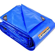 Lona Caminhão Azul 75grs P/m2 3x4 Cobrir Carga Starfer Foto mini 2