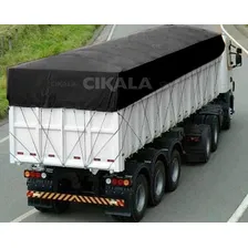 Lona Caminhão Emborrachada Preta Ck600 Transporte 2,5x1,5 Mt Foto mini 2