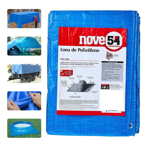 Lona Carreteiro 100 Micras Leve 8 X 4 Metros Nove54 Foto 1