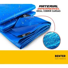 Lona Carreteiro 6x3 Multi Uso 105g/m Impermeável Uv Starfer Foto mini 4