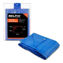 Lona Carreteiro Piscina 100 Micras Leve 4 X 3 Metros Belfix Cor Azul Foto  mini 1