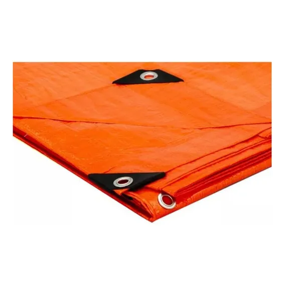 Lona Carreteiro Plástica Laranja 6x4m 150 Micras Beltools Foto 1