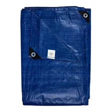 Lona Carreteiro Plástica Reforçada Azul 5x5m Beltools Foto mini 4