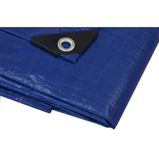Lona Carreteiro Plástica Reforçada Azul 5x5m Beltools Foto mini 2