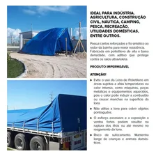 Lona Carreteiro Resistente Piscina Impermeável 70g 4x3 Foto mini 4
