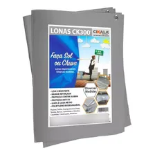 Lona Cinza Prata Camping Obra Caminhão Telhado Chuva 8x8 Mts Foto mini 2