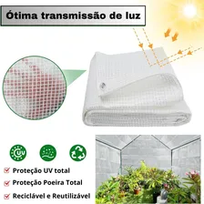 Lona Impermeável Plástica Transparente 2x2 Metros 100 Micras Foto mini  2