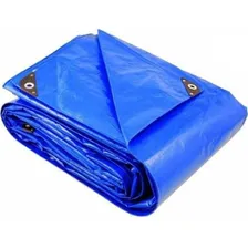 Lona Multiúso Ajax Lona Impermeável De 6m X 4m Cor Azul Foto  mini 1