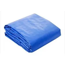 Lona Multiúso Procopio Lona Lona Impermeável De 8m X 4m Cor Azul Foto  mini 1