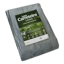 Lona Plástica 6x3 Cinza Multiuso Impermeável Foto mini 1