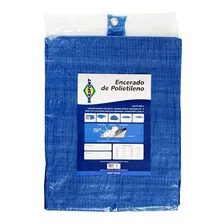 Lona Plástica Carreteiro 8x4m Com Ilhoses Impermeável Azul Foto mini  2