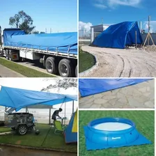 Lona Plástica Carreteiro Cobertura Impermeável Telhado 5x3m Foto mini  2