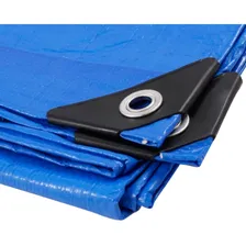 Lona Plastica Cobertura Impermeavel Azul 2x2 Starfer Foto mini 3