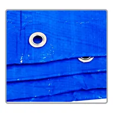 Lona Plastica Cobertura Impermeavel Azul 2x2 Starfer Foto mini 2