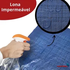 Lona Plástica Encerado Impermeável 3mx2m - Importway Foto mini 2