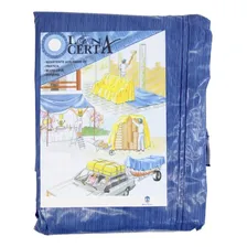 Lona plástica Lona Certa azul 4m x 6m Foto mini 1