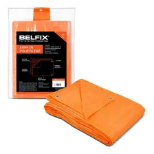 Lona Polietileno 3x3m Laranja 100 Micras - Belfix Foto  mini 1