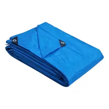 Lona Polietileno Azul 4x5 5x4 150 Micras Sol Chuva Multiuso Foto mini 1